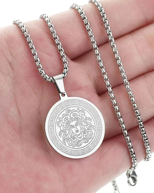 Medusa Long Chain (Gold &amp; Silver)