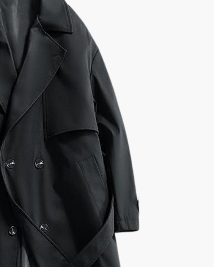 Classic Double-Breasted Trench Coat