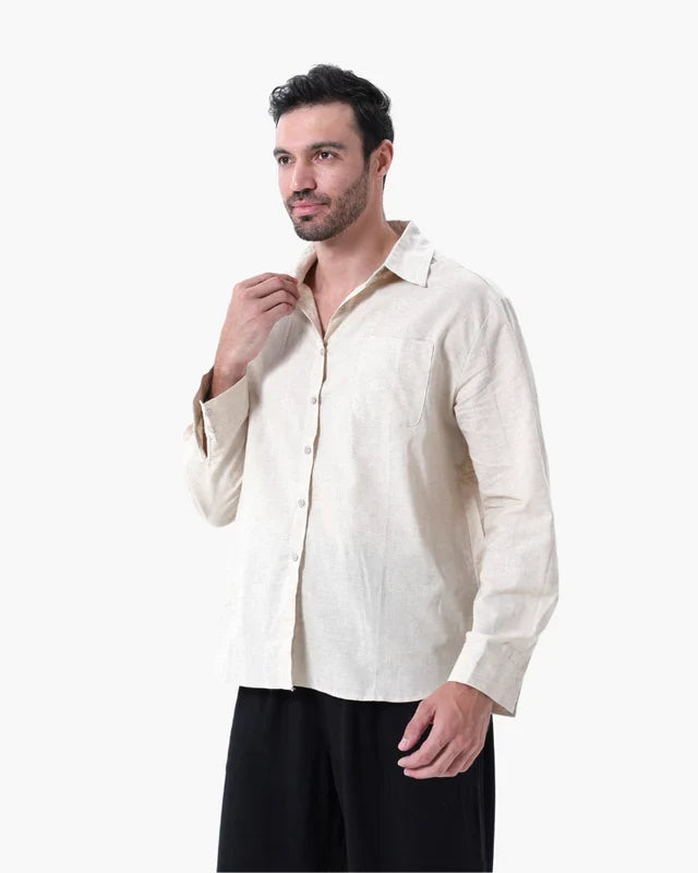 Old Money Linen Set (Long-Sleeve)